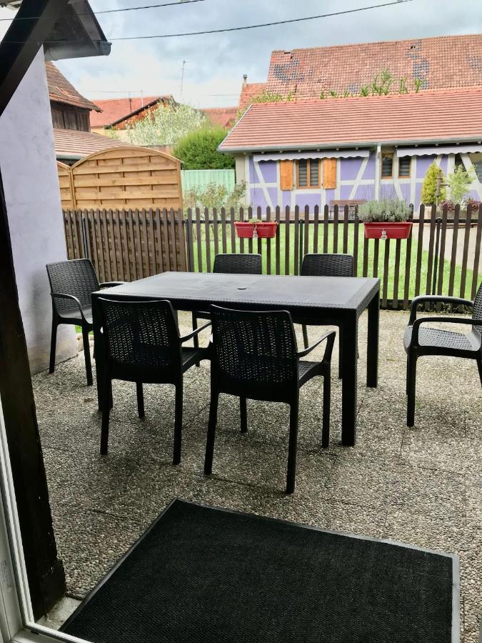 Gite Plain-Pied Avec Jardin Du Centre Alsace Ebersheim Kültér fotó